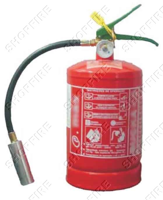 Extintor De Gas Fe 36 Eficaz Ao Halon 2 5kg Carbono Shopfire